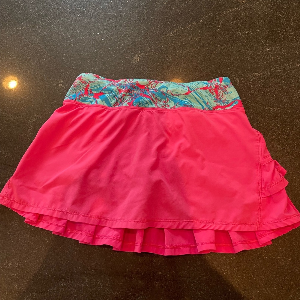Ivivva pink tennis skirt